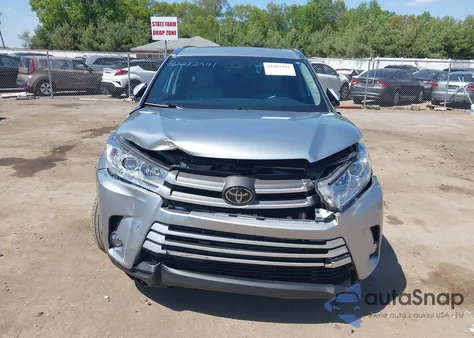 2019 Toyota Highlander Se from USA, damaged, VIN 5TDJZRFH5KS570670